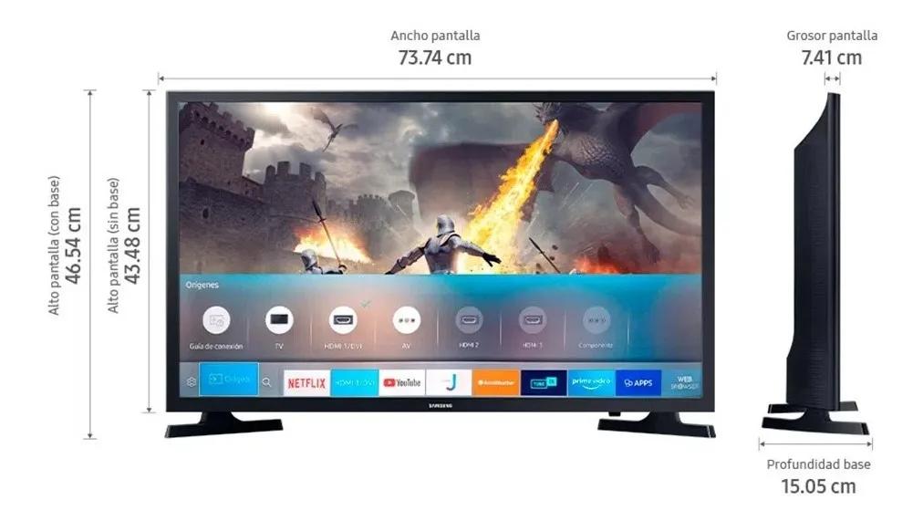 Televisor SAMSUNG 32 Pulgadas SmartTV