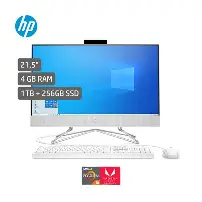 All In One Hp 22-df0014la 21,5 Amd Ryzen5r 1 Tera + 256 Ssd + 8 Gigas ram